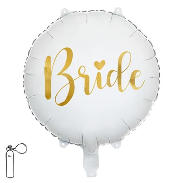 Bride fólia lufi, arany