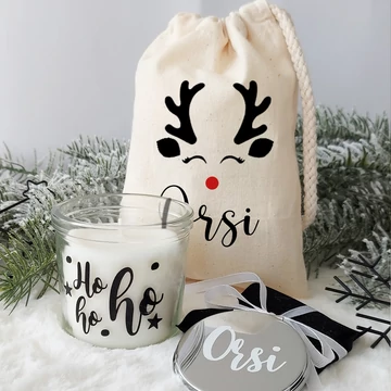 Névre szóló mikulás zsák szett