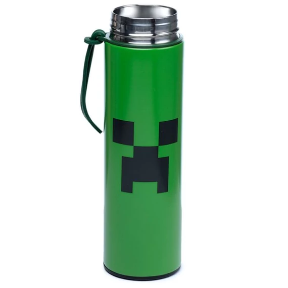 Thermo Kulacs, Digitális Hőmérővel 450ml - Minecraft Creeper