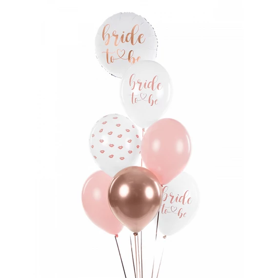 Bride to be fólia lufi, rose gold