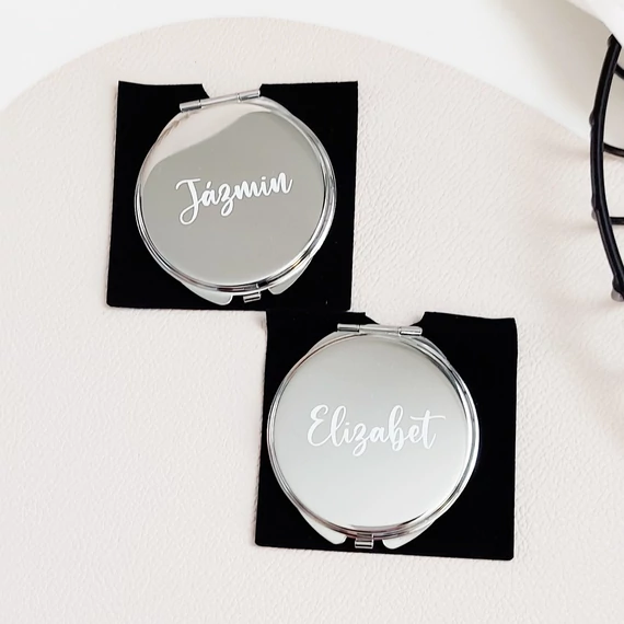 Névre szóló fém tükör