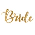 Kép 2/3 - Bride to be felirat fűzér, arany