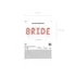 Kép 4/4 - BRIDE fólia lufi, nagy, rose gold